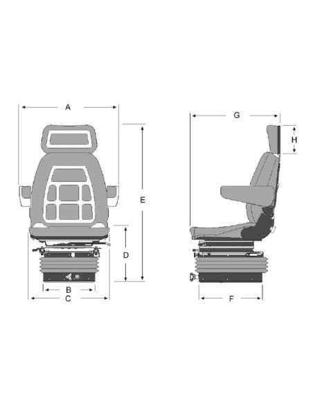 COBO Conjunto de asiento