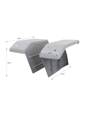 Juego Guardabarros (Dcha/Izda)