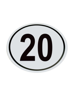 Pegatina Velocidad 20Km/H