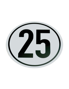 Pegatina Velocidad 25Km/H