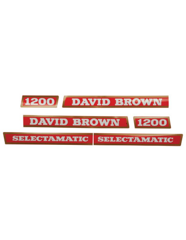 Kit Pegatinas - David Brown 1200 - Selectamatic