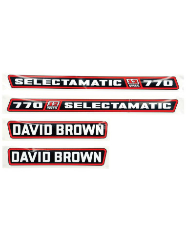 Kit Pegatinas - David Brown 770 Selectamatic