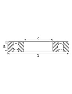 Sparex Rodamiento de Bola (62072RSC3) 2