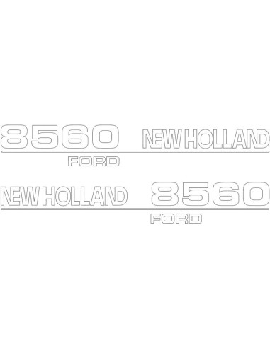 Kit Pegatinas - Ford / New Holland 8560
