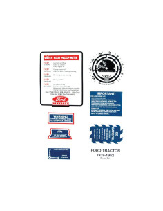Kit Pegatinas - Ford / New Holland Ford Restoration