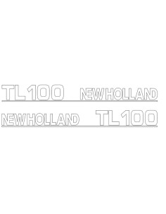 Kit Pegatinas - Ford / New Holland TL100