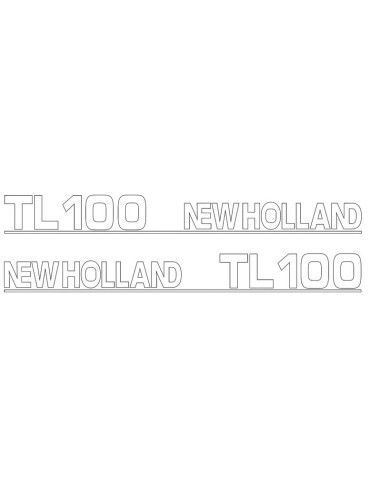 Kit Pegatinas - Ford / New Holland TL100