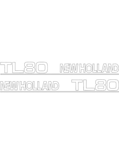 Kit Pegatinas - Ford / New Holland TL80