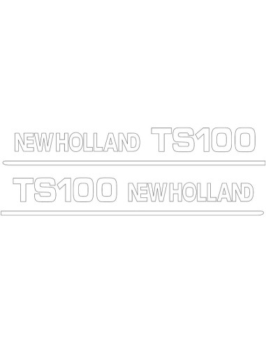 Kit Pegatinas - Ford / New Holland TS100