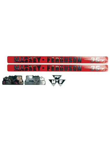 Kit Pegatinas - Massey Ferguson 35