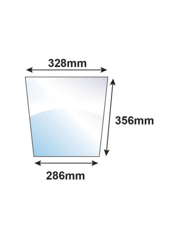 Cristal delantero inferior Dcha/Izda