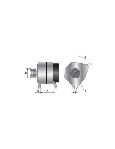 Alternador (Sparex) - 14V, 120 Amperios