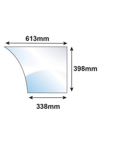 Cristal puerta Dcha/Izda
