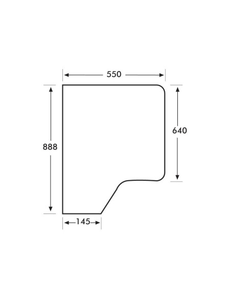 Cristal puerta Dcha/Izda