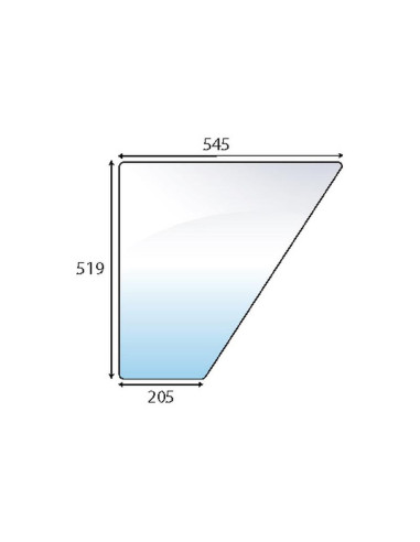 Cristal puerta Dcha/Izda