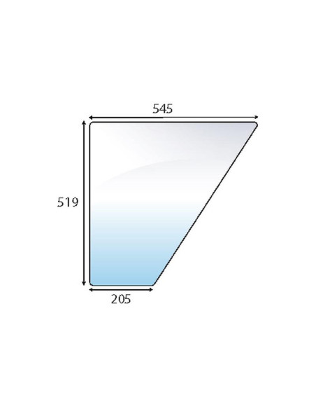 Cristal puerta Dcha/Izda