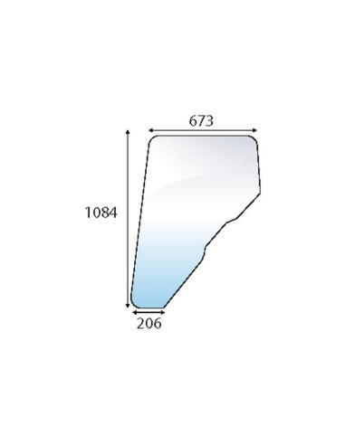 Cristal puerta Dcha/Izda