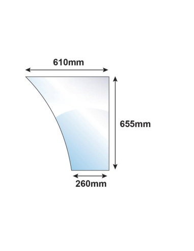 Cristal puerta Dcha/Izda