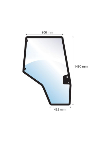 Cristal puerta Dcho.