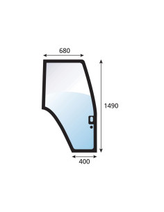 Cristal puerta Dcho.