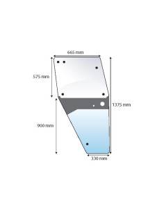 Cristal puerta Dcho. 2