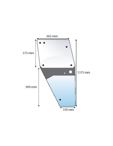 Cristal puerta Dcho.