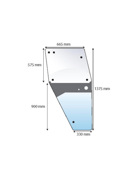 Cristal puerta Dcho.