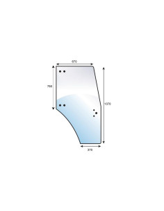 Cristal puerta Dcho.