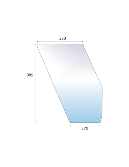 Cristal puerta Dcho.