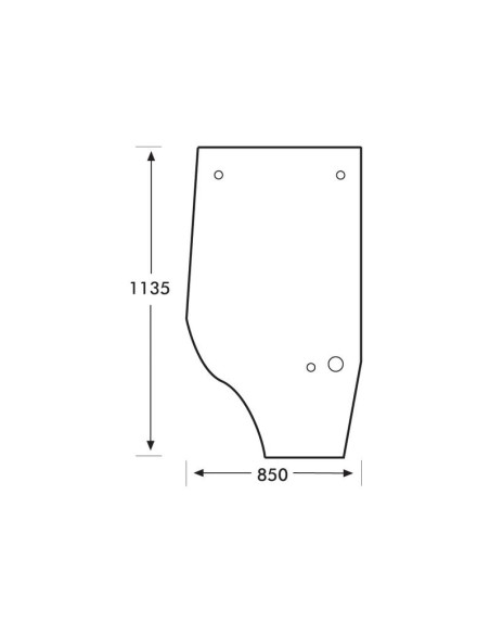Cristal puerta Dcho.