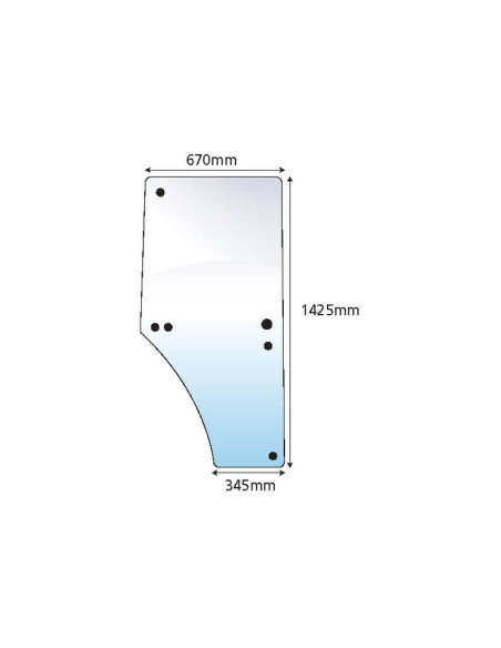 Cristal puerta Dcho.