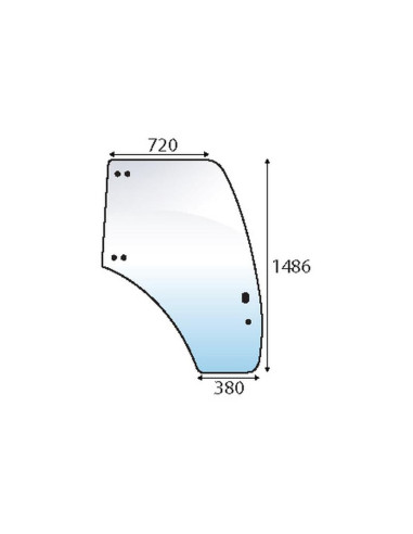 Cristal puerta Dcho.