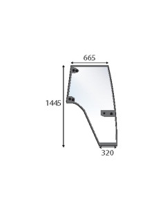 Cristal puerta Dcho. 2