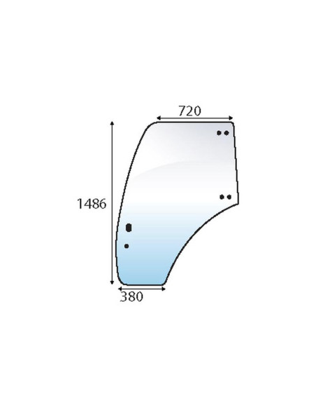 Cristal puerta Izdo.