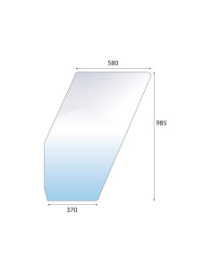 Cristal puerta Izdo. 2