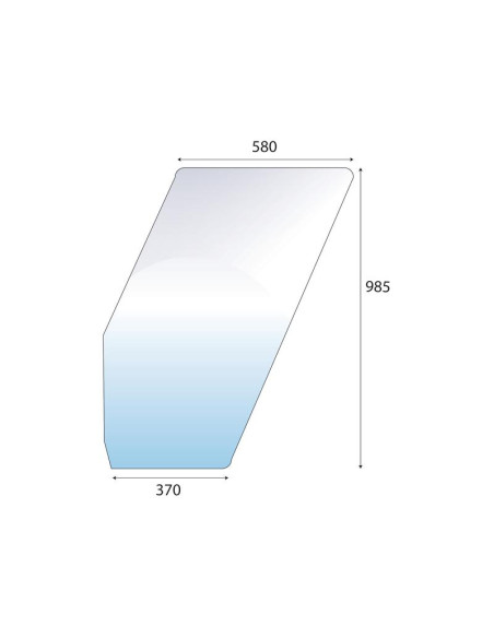 Cristal puerta Izdo.