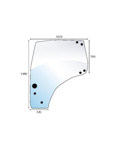Cristal puerta Izdo. 2