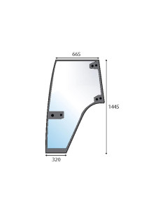 Cristal puerta Izdo. 2