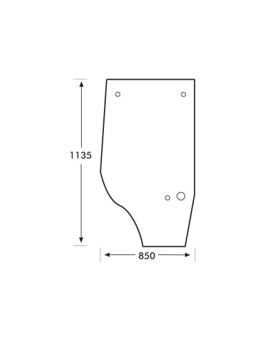 Cristal puerta Izdo.