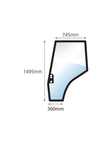 Cristal puerta Izdo.