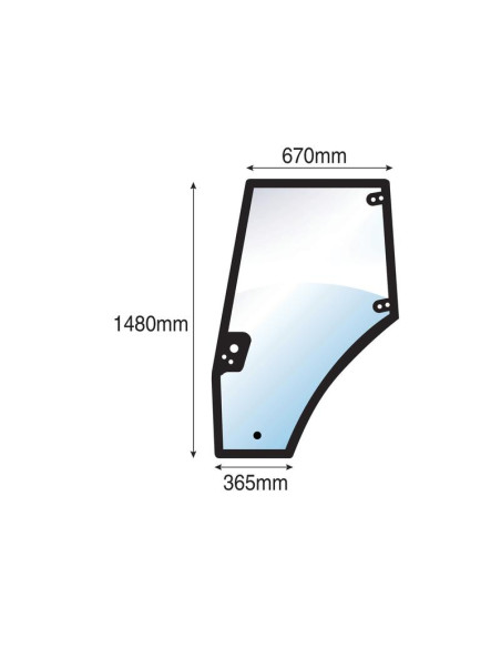 Cristal puerta Izdo.