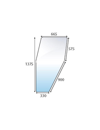 Cristal puerta Izdo.