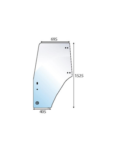 Cristal puerta Izdo.