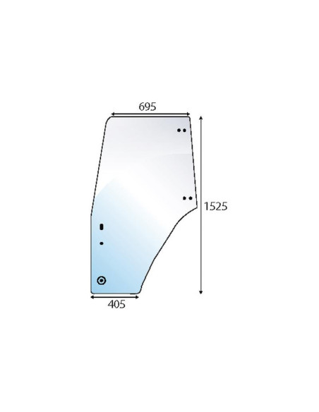 Cristal puerta Izdo.