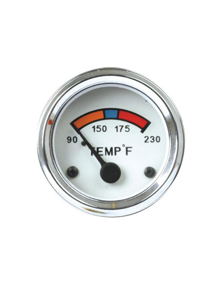 Indicador de temperatura del agua, Rango de temperatura