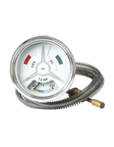 Indicador de temperatura del agua, Rango de...