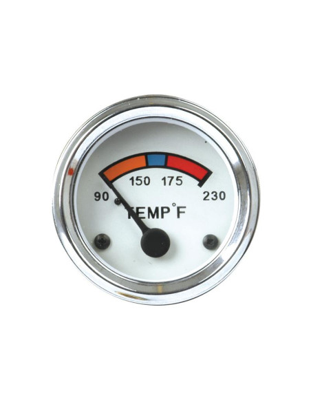 Indicador de temperatura del agua, Rango de temperatura