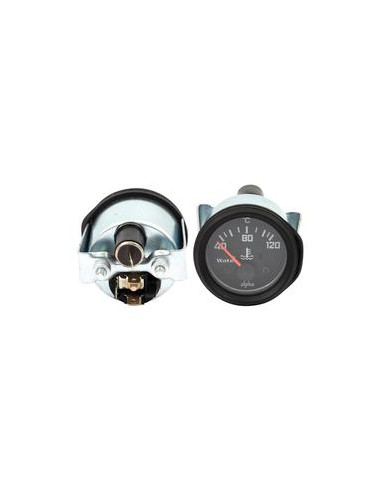 Indicador de temperatura del agua, Rango de temperatura: +40°C hasta +120°C, 12V