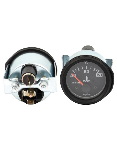 Indicador de temperatura del agua, Rango de temperatura: +40°C hasta +120°C, 12V