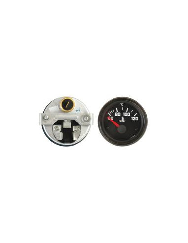 Indicador de temperatura del agua, Rango de temperatura: +40°C hasta +120°C, 24V